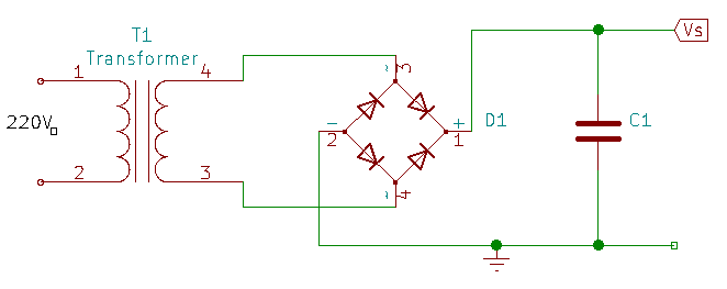 Conception et réalisation d'une alimentation linéaire stabilisée à diode  Zener