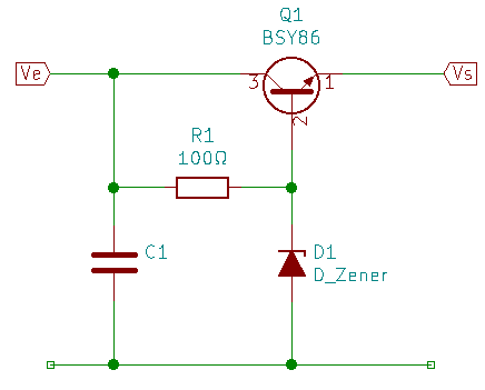 Conception et réalisation d'une alimentation linéaire stabilisée à diode  Zener